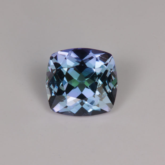 greenish blue fancy tanzanite gemstone
