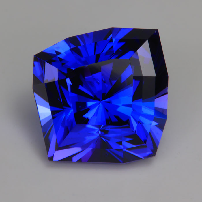 violet blue tanzanite gemstone