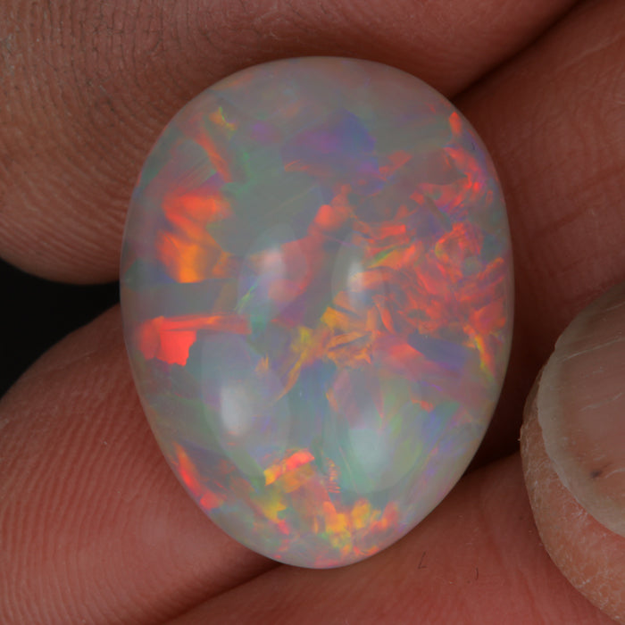 opal gem in hand