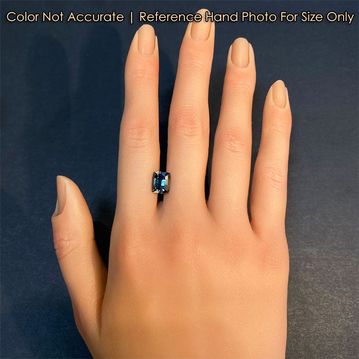 Stepped Antique Cushion Cut Fancy Tanzanite 2.97 Carats