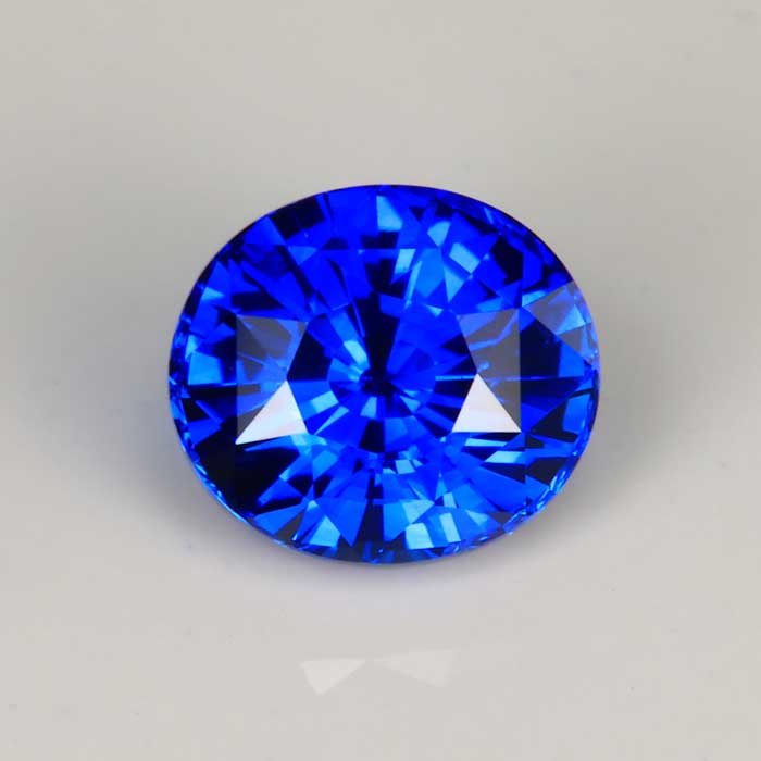 oval cut ceylon sapphire fine blue color gemstone 