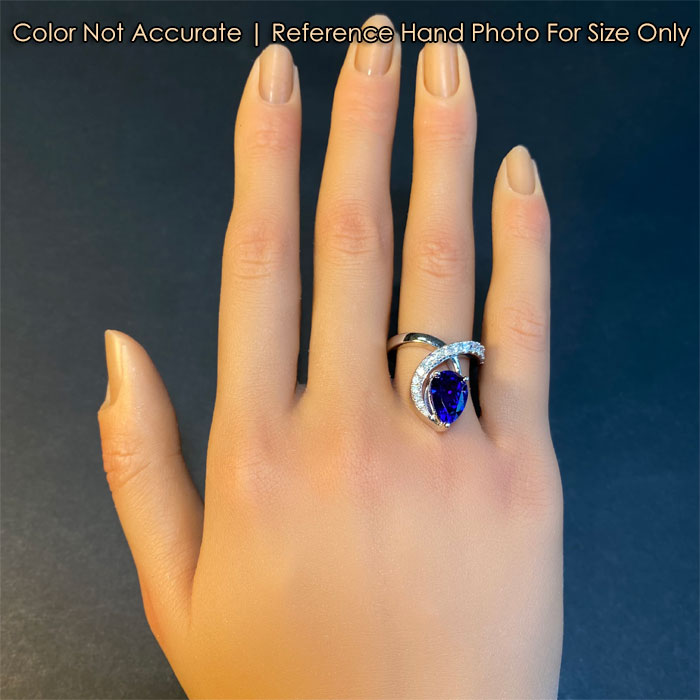 tanzanite and diamond ring