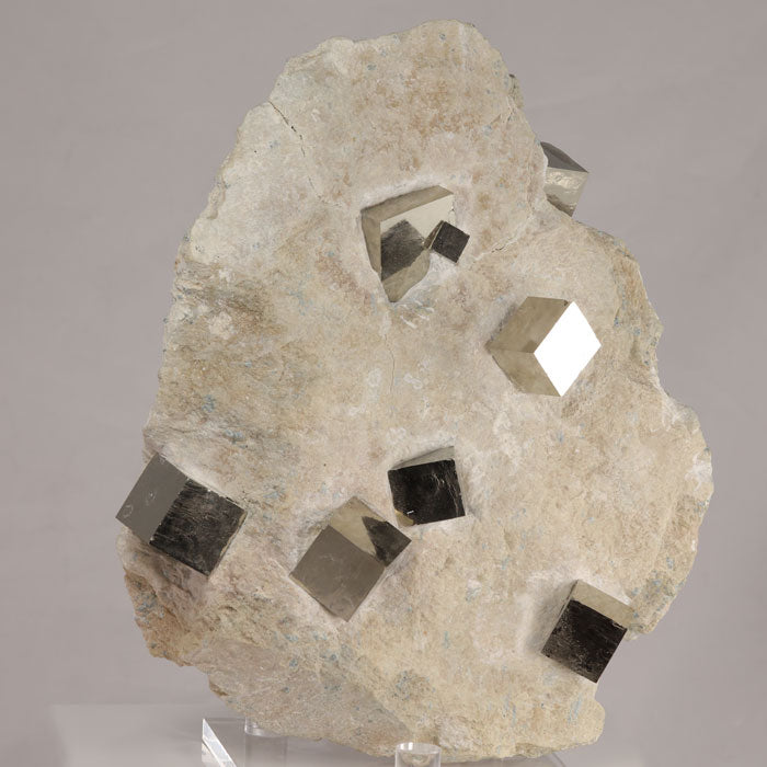 pyrite specimen on matrix