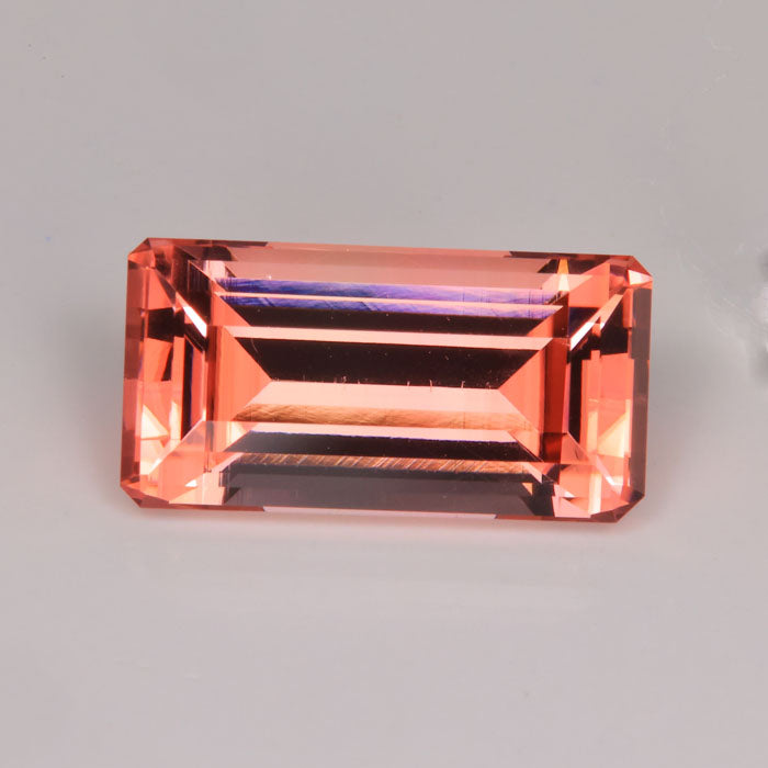 peach color tourmaline gemstone