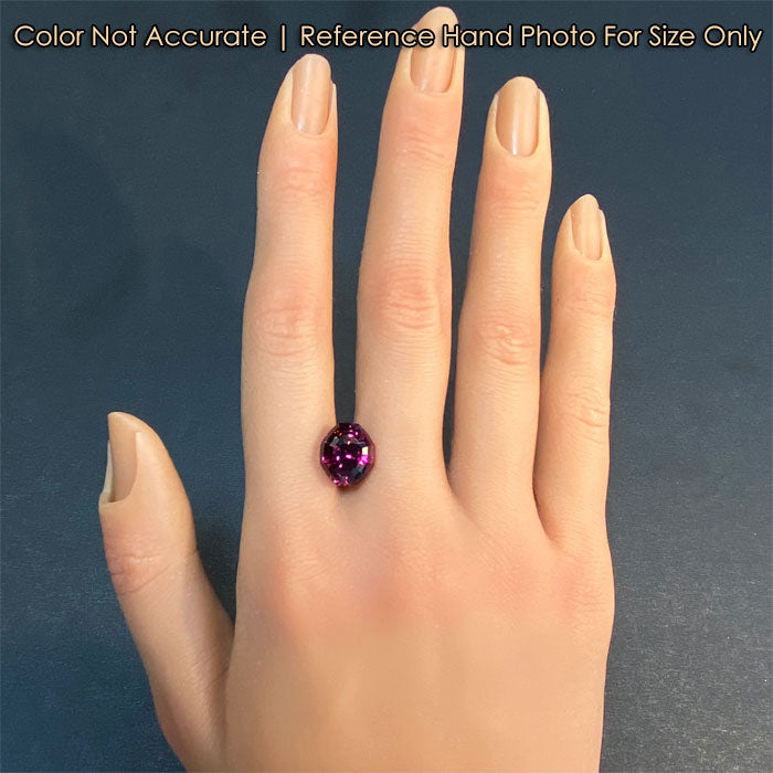 violet red garnet gem 