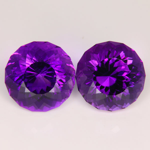 Round Brilliant Cut Amethyst Gemstone 13.05cts