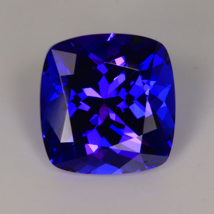 antique cushion cut tanzanite