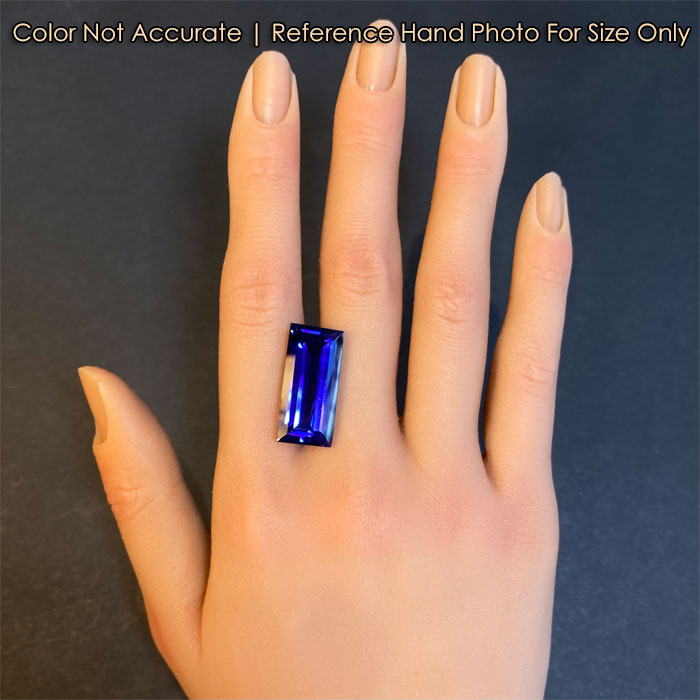 tanzanite gemstone size 