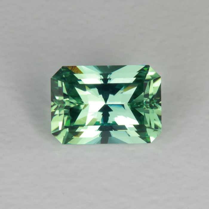 light green tourmaline gemstone rare gems barion emerald cut