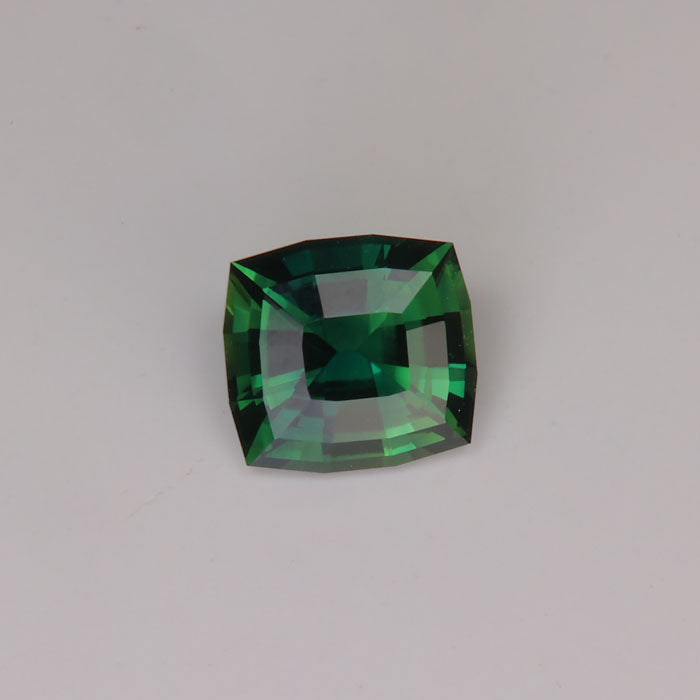 antique cushion cut sapphire gemstone blue green