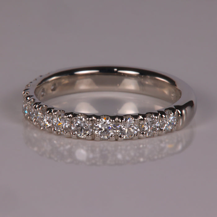 Diamond and Platinum Ring Band 