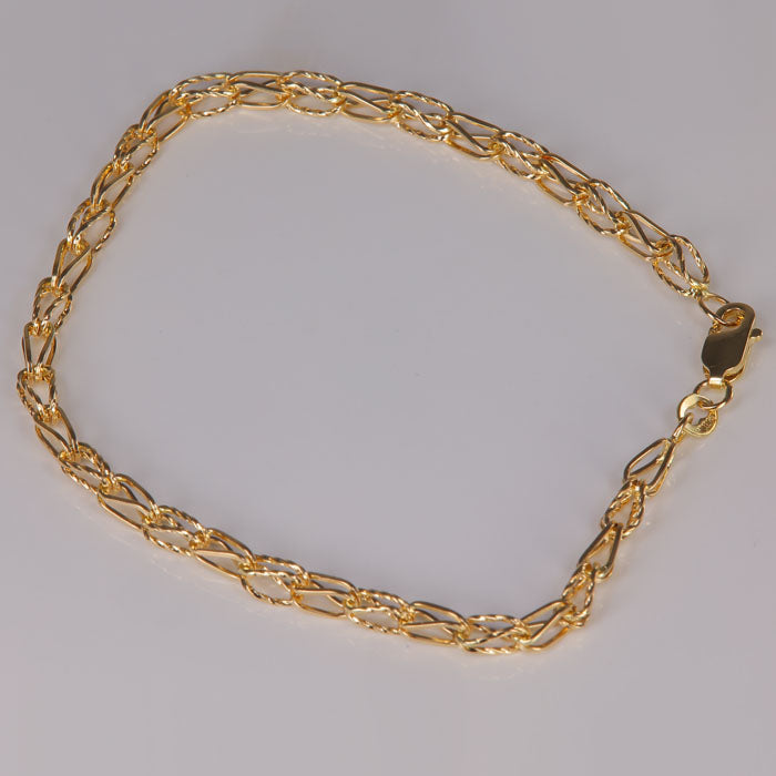 yellow gold bracelet chain