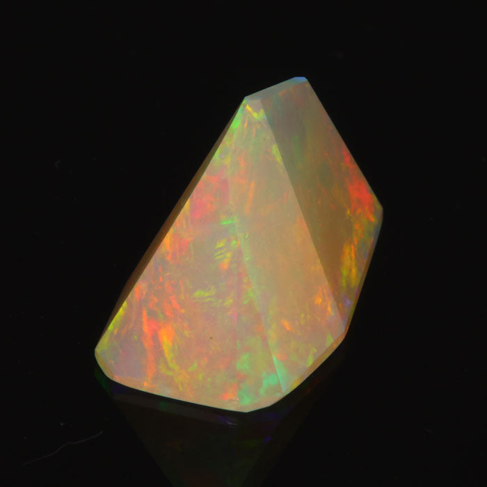 opal gem freeform faceted