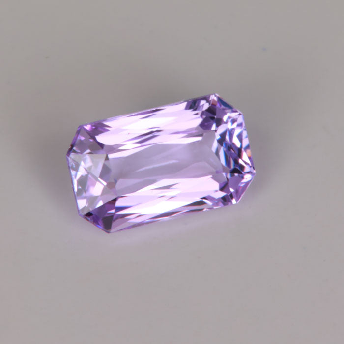 emerald cut fancy rare pink tanzanite