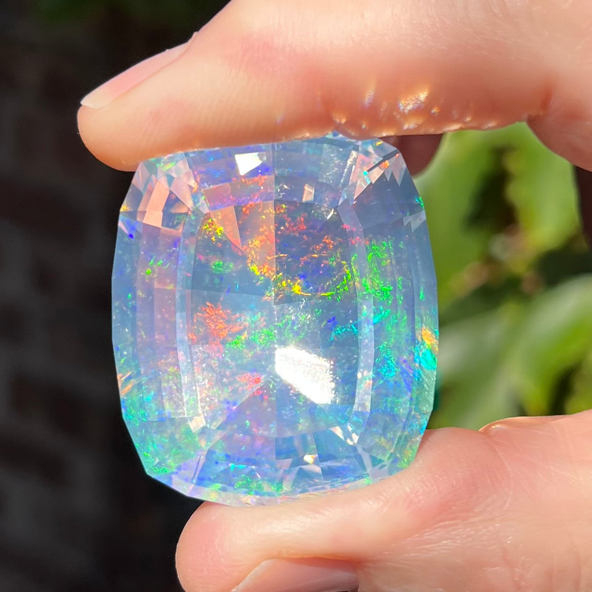 Non-hydrophane Crystal Opal Gemstone from Ethiopia