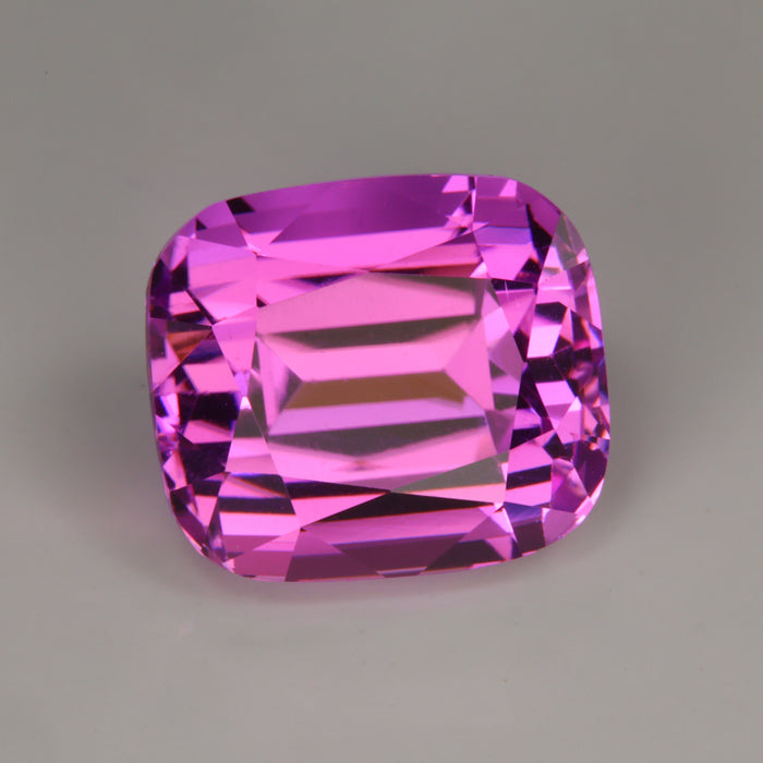 pink color antique cushion kunzite gemstone