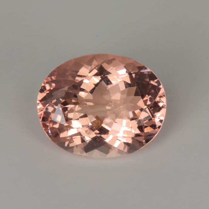 ON HOLD E Peach Morganite 3.32 Carat Oval