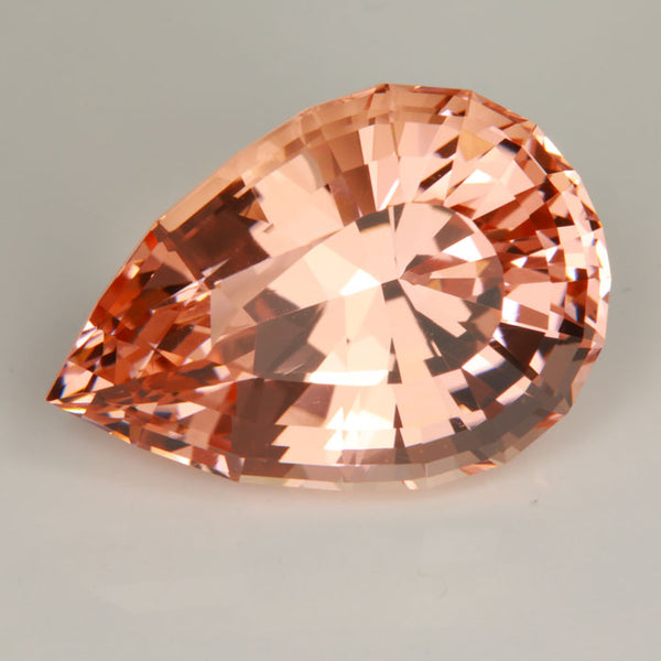 4.02 Carats Peach Color Morganite 12 x 9.4 MM Faceted Oval. Peach Pink Color. Clean Quality. Very hotsell Lustrous. Sparkling Facets.