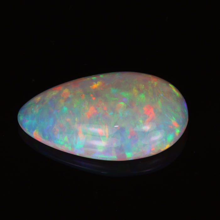 rainbow pear shape opal