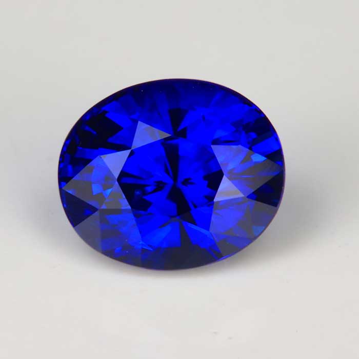 blue color oval sapphire from sri lanka