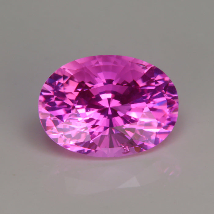 oval sapphire gemstone pink color 