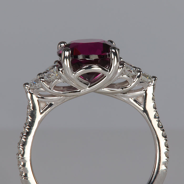 garnet and diamond ring