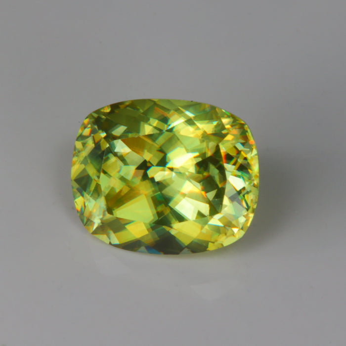 antique cushion cut sphene gemstone 