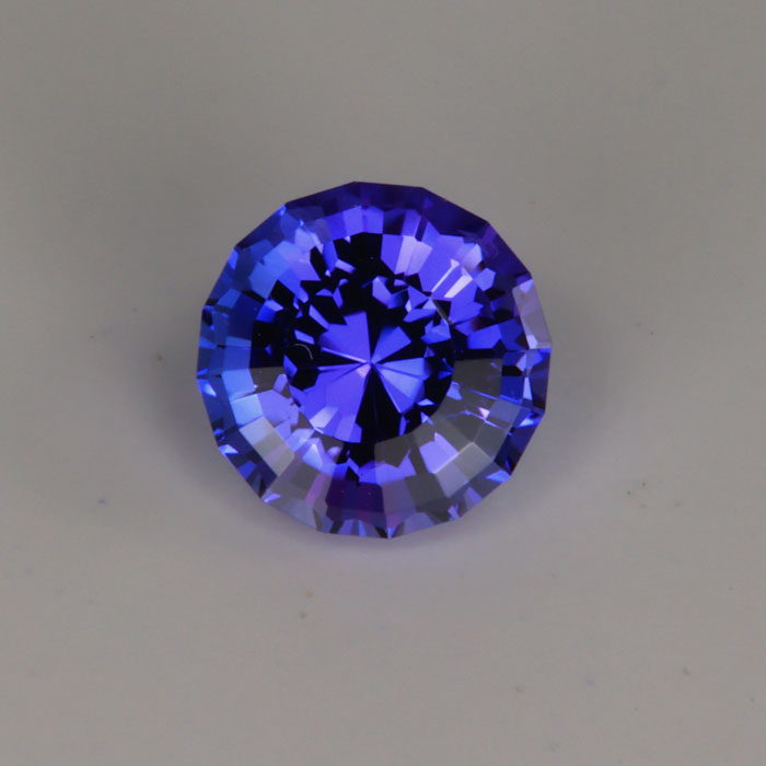 Tanzanite Finely Cut Round Brilliant 1.38 Carats