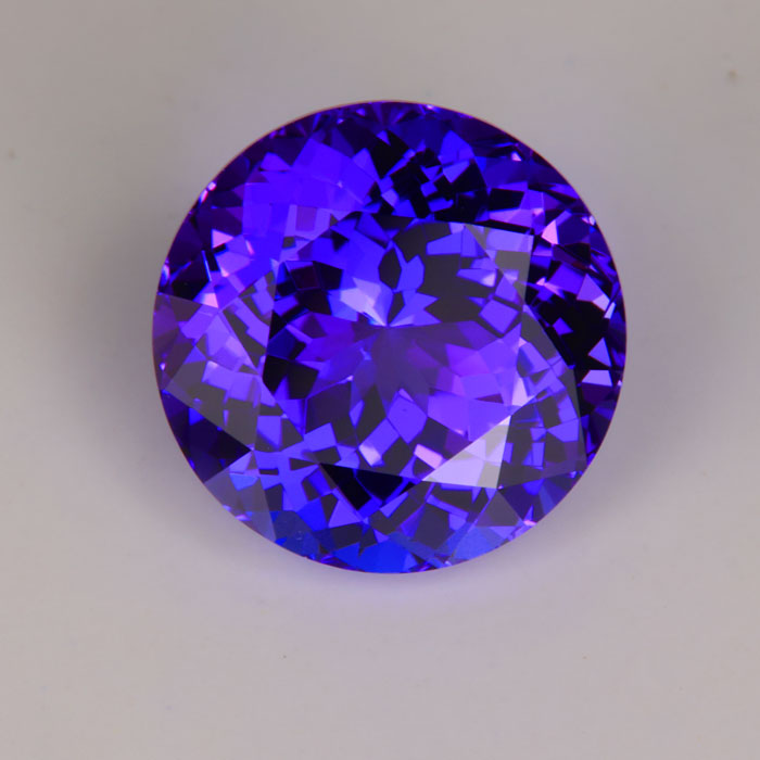 Round Brilliant Cut Tanzanite