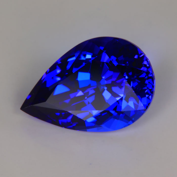 pear shaped tanzanite