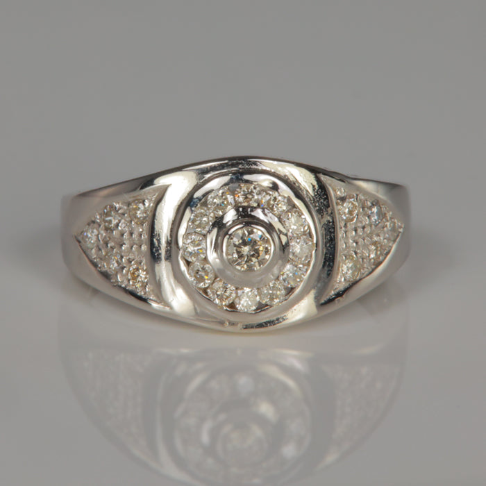 estate ring with diamonds