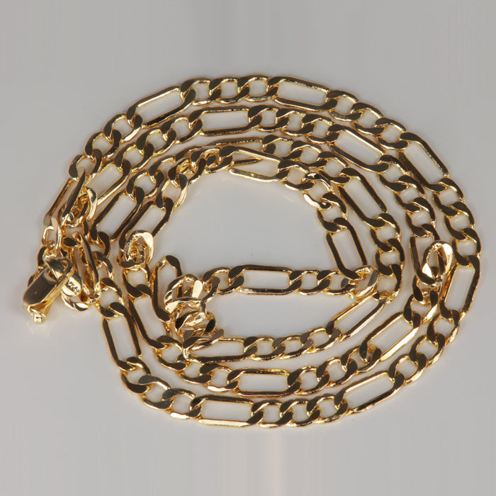 figaro link estate yellow gold chain