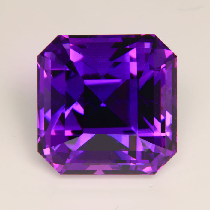 square step cut amethyst 