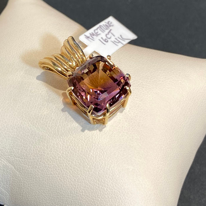 14kt hotsell yellow gold Ametrine pendant