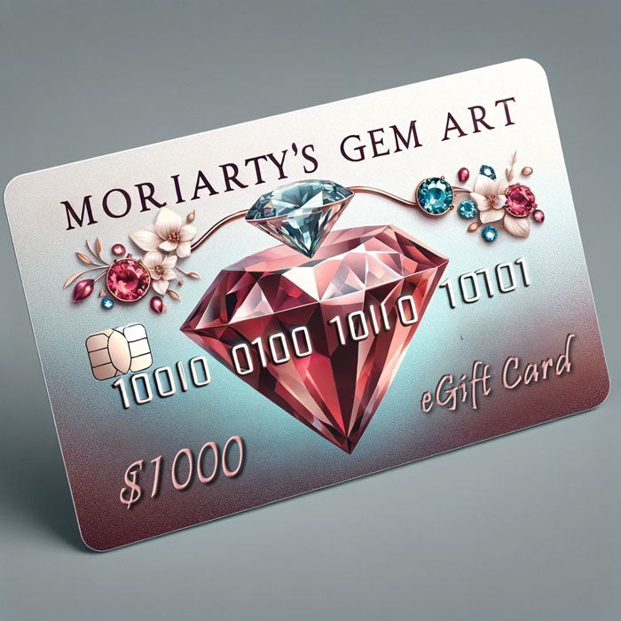 gift card electronic $1000 moriarty's gem art
