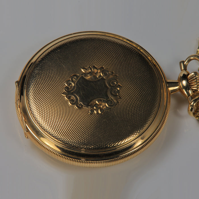 estate pocket watch with chain