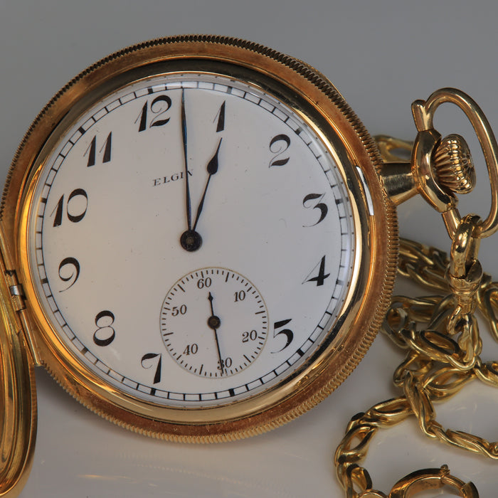 yellow gold pocket watch