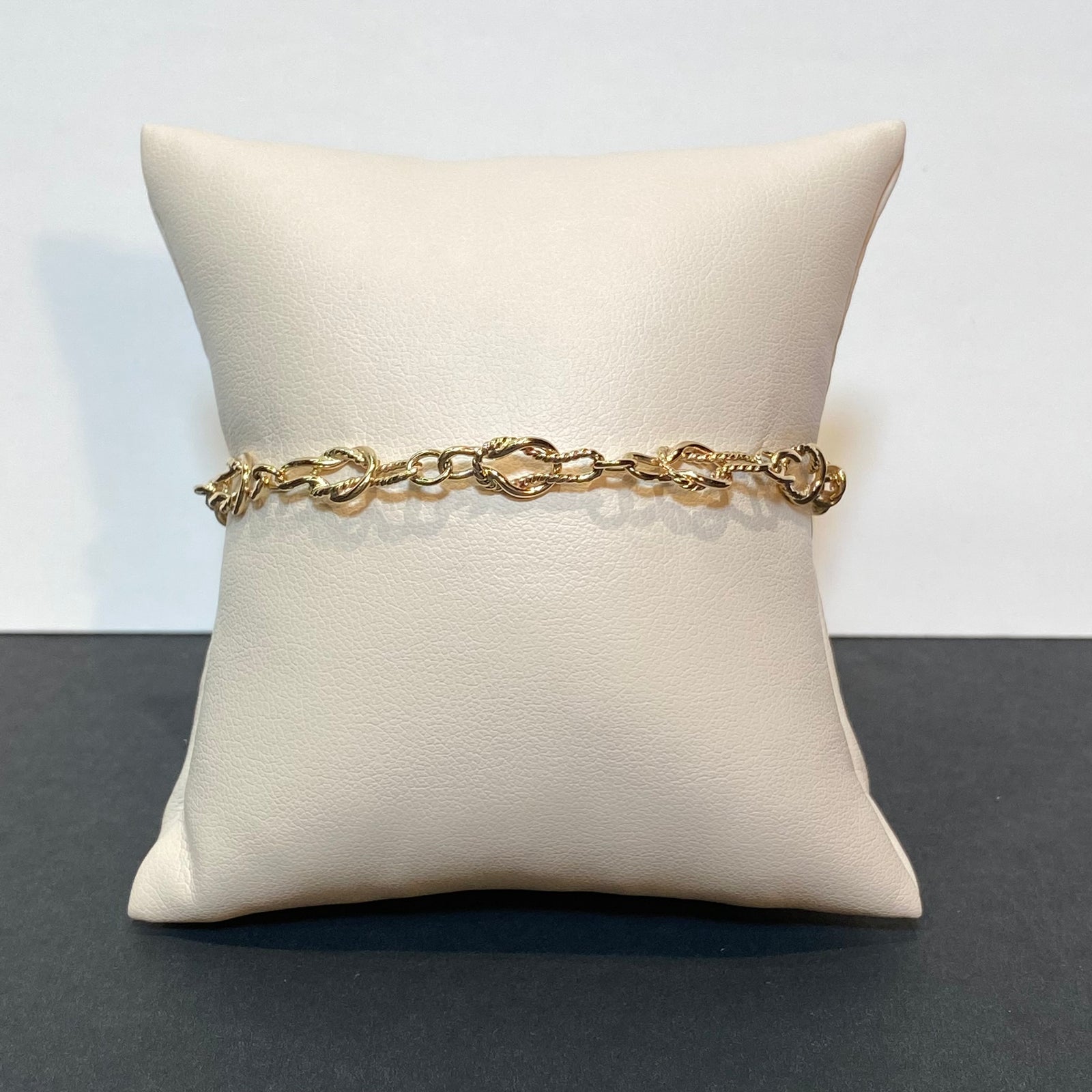 14k yellow gold rope bracelet