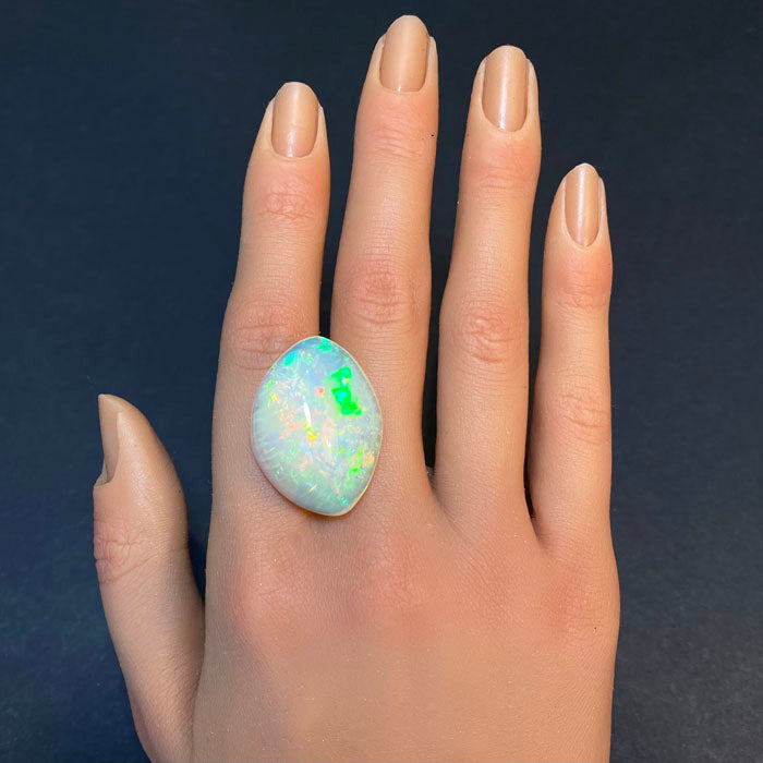 gemstone opal freeform cut