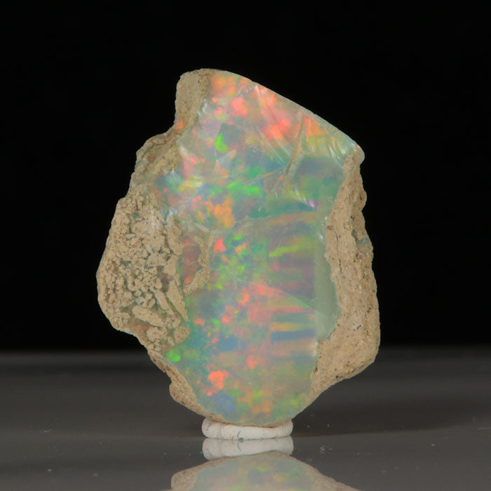 Opal Rough - 35.50 Carat Large Ethiopian Specimen Raw Rough Crystal Opal Welo Collector Piece Rainbow popular colors Opal Birthstone Crystal