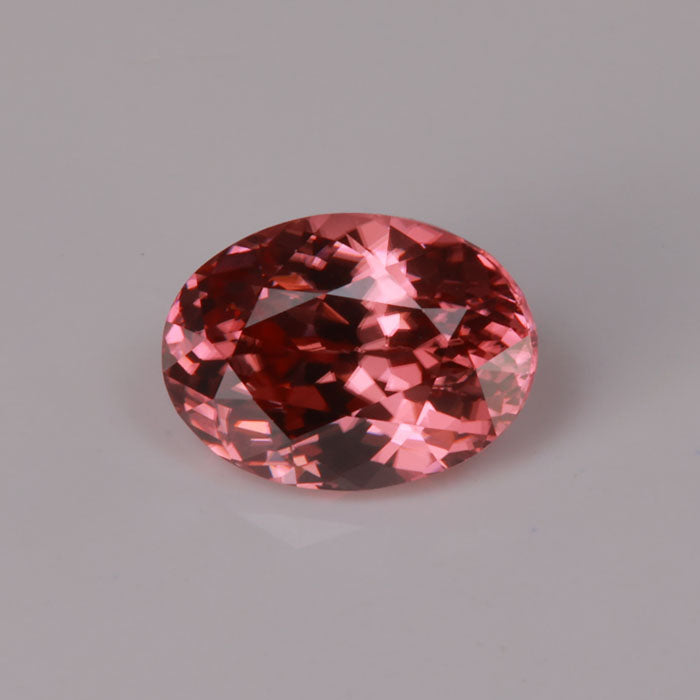 imperial zircon gemstone orange pink