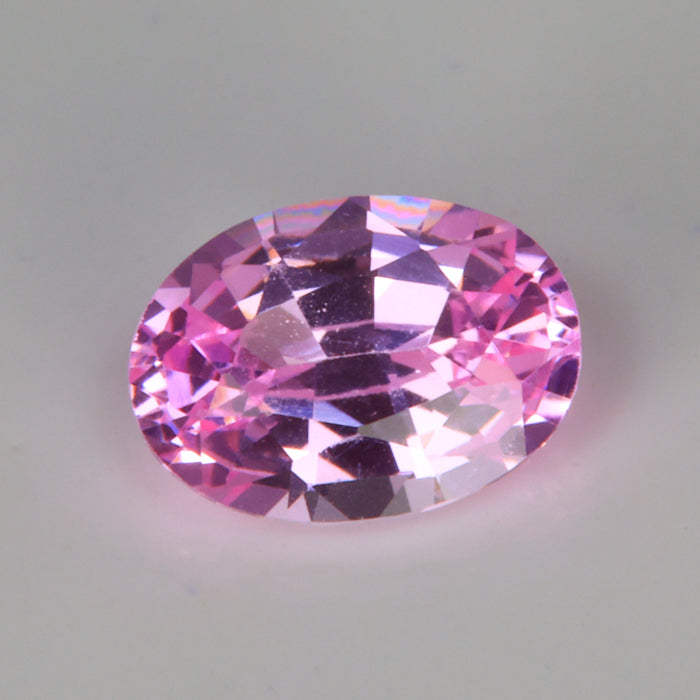 oval cut pink sapphire gemstone