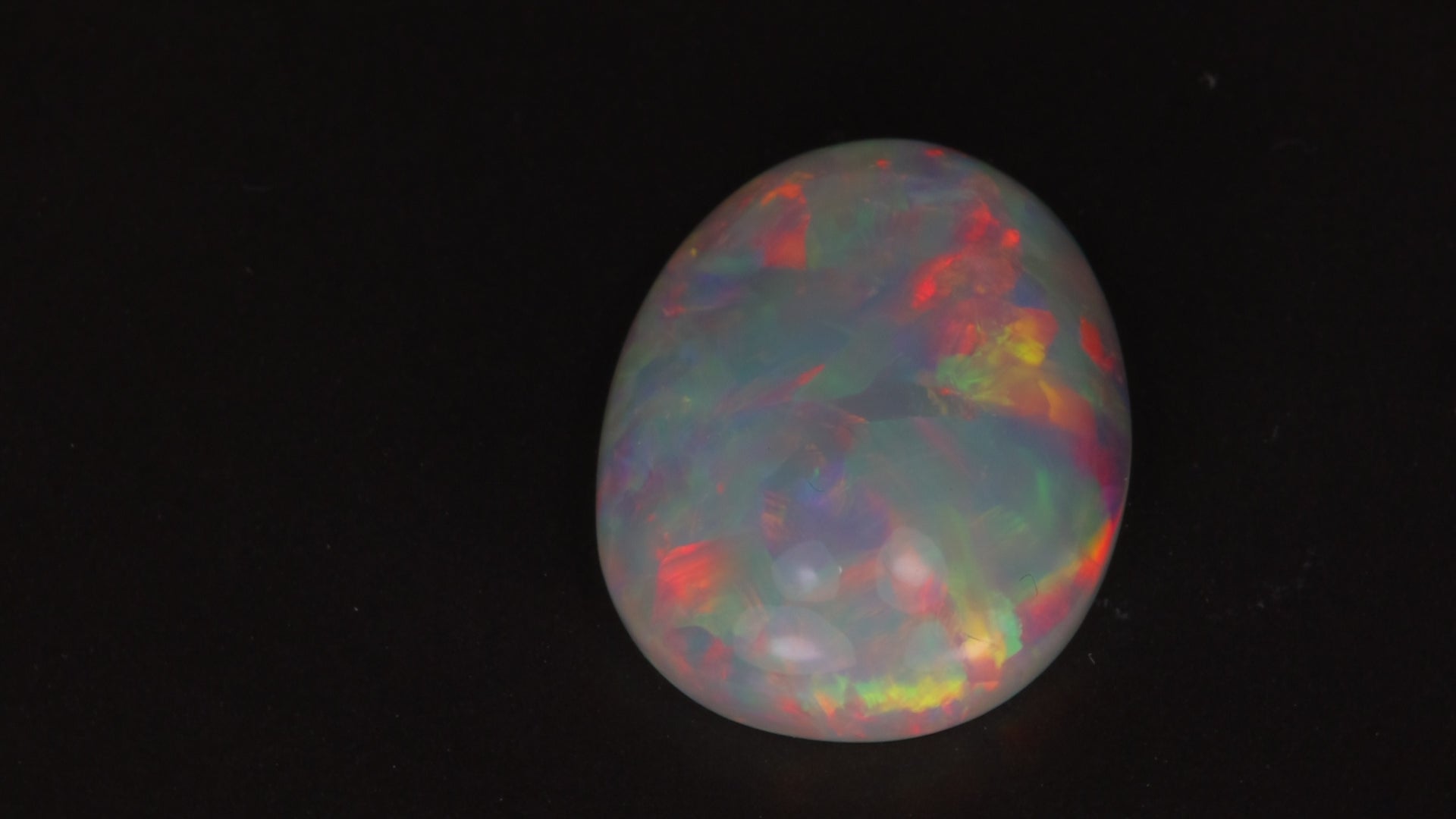 Pear Shape Cabochon Cut Ethiopian Opal 17.44 Carats