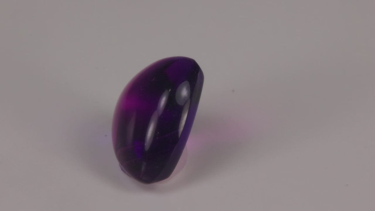 Trilliant Cabochon Amethyst 7.89 Carats