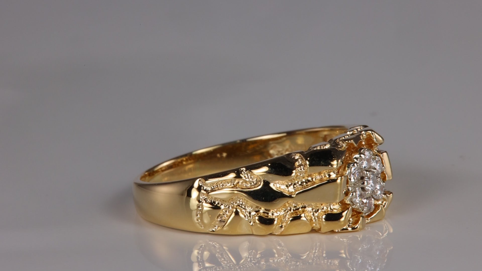 14K Yellow Gold Diamond Ring .20 Carats