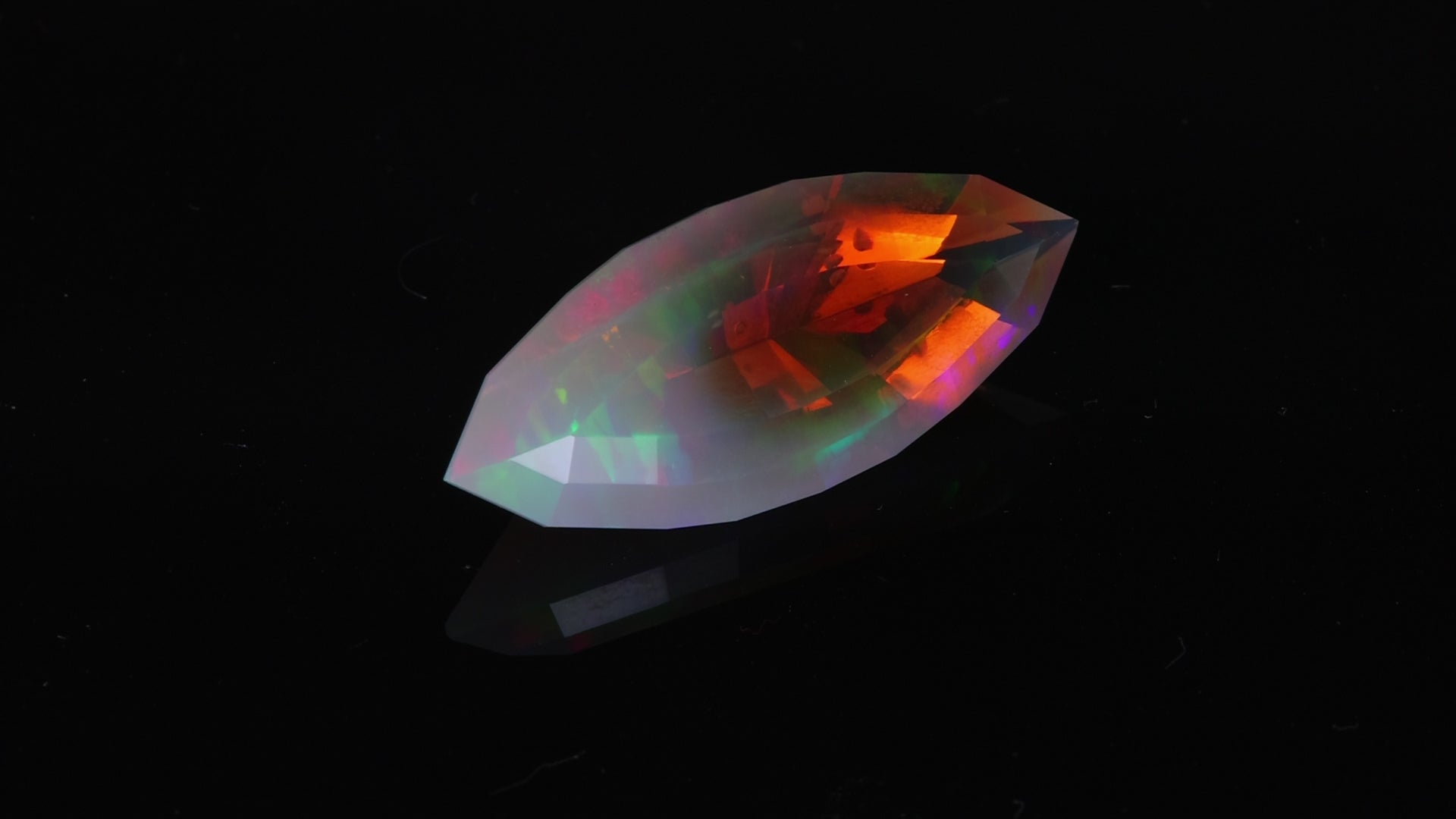 Faceted Marquise Cut Opal 15.01 Carats