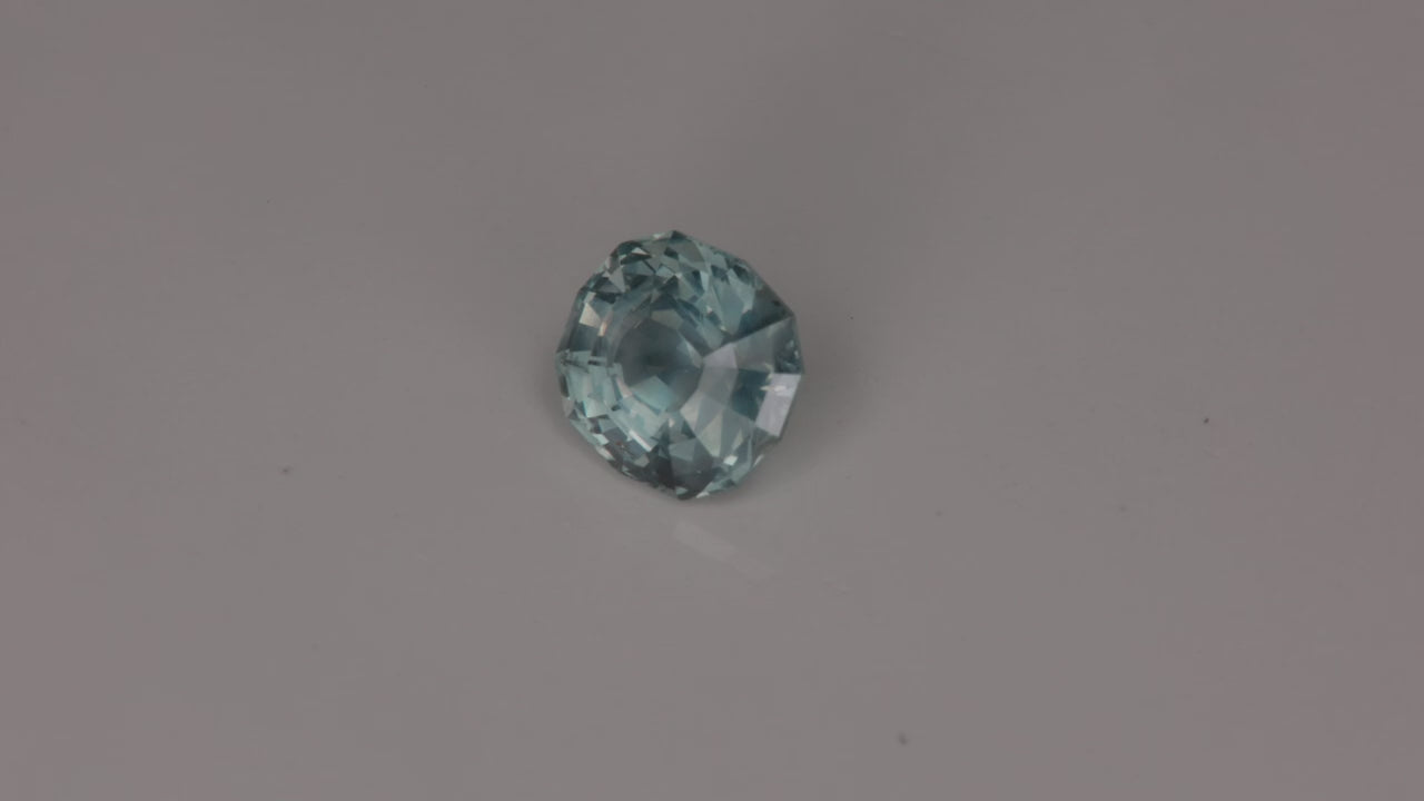 Antique Cushion Cut Montana Sapphire 2.10 Carats