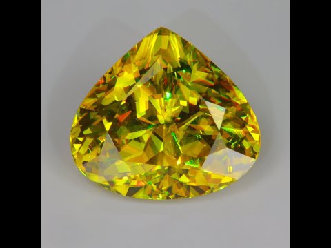 Shield Cut Sphene 9.67 Carats