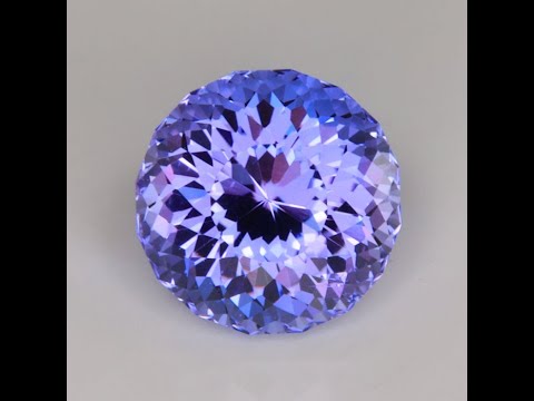 Light Blue Violet Portuguese Cut Tanzanite 2.92 Carats