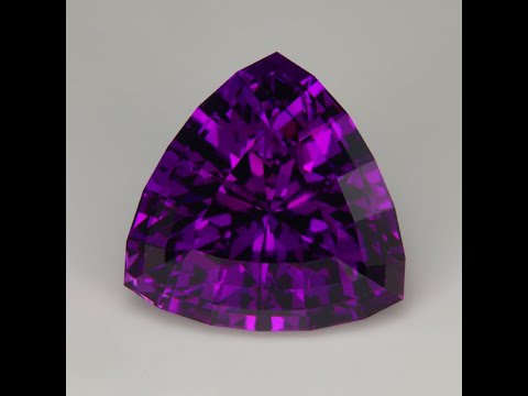 Trilliant Cut Amethyst 32.18 Carats